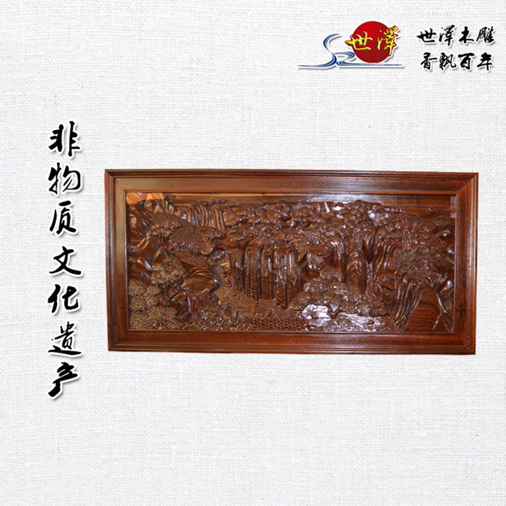 楠木(mù)雕壁畫(huà)